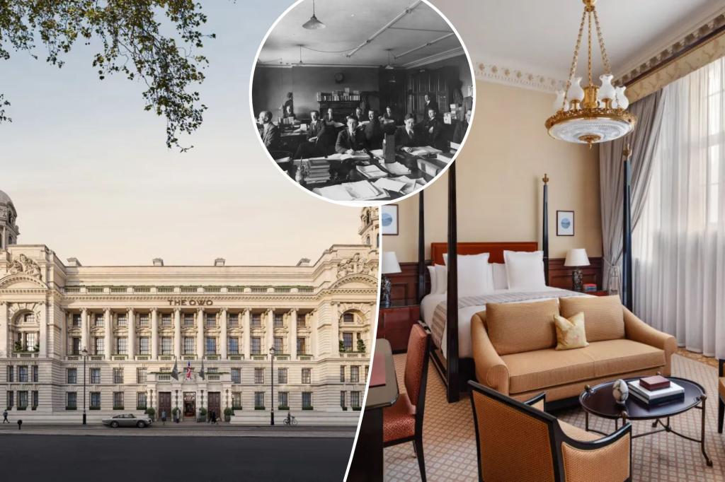 Inside a new $1.2 billion hotel in London where Churchill won the war